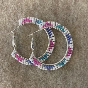 Custom handmade beaded earrings